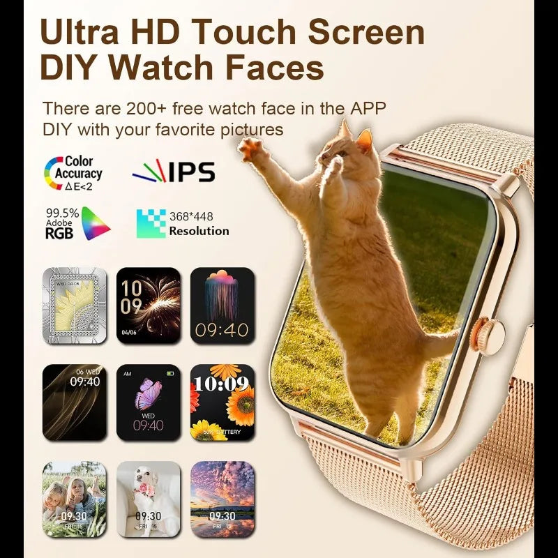 Smart Watch Fitness Tracker - Advanced Wireless Calling